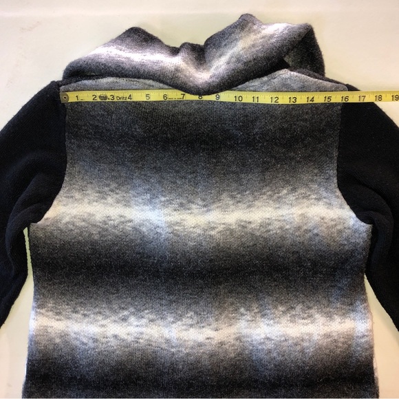 Ombre Mohair Blend AVETTE Jacket Faux Flap Pockets (M) - Picture 13 of 17